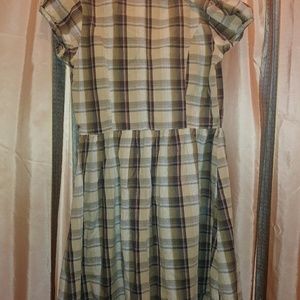 Button down casual dress